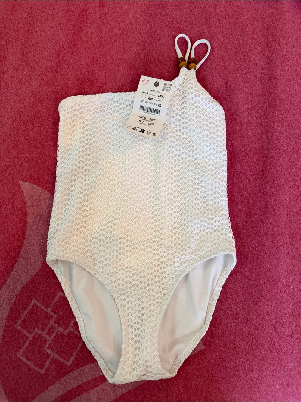 Zara one peice girls bathing suit